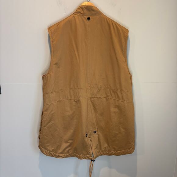 Derek Lam 10 Crosby Tan Long Length Vest - size XL - Picture 10 of 10